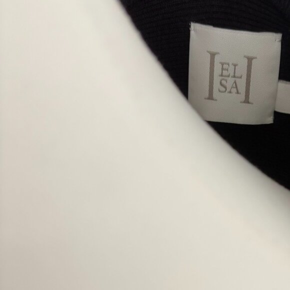 Helsa Elvira Black Knit Ruffled Jumpsuit Shorts - Picture 7 of 14